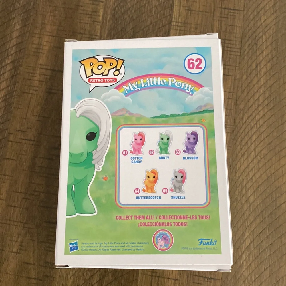 FUNKO POP MINTY My Little Pony NIB Retro Toys #62 NEW!!!!